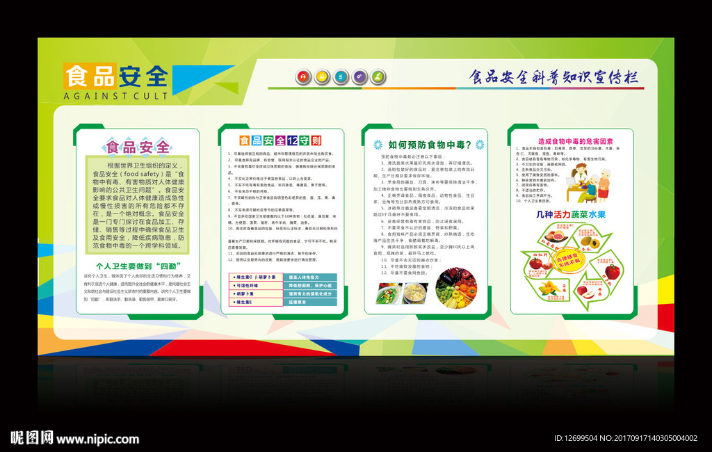 食品安全宣传栏