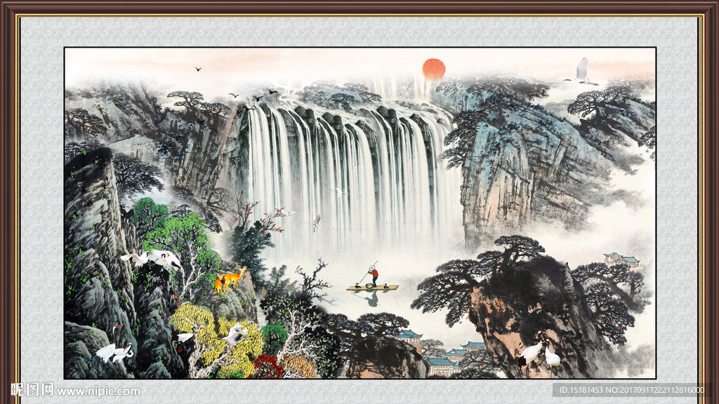 山水国画