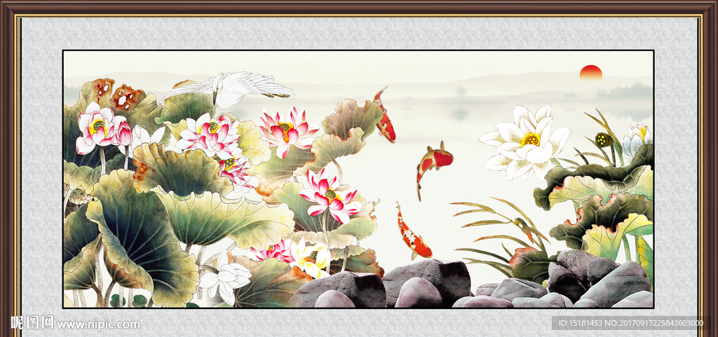 荷花图