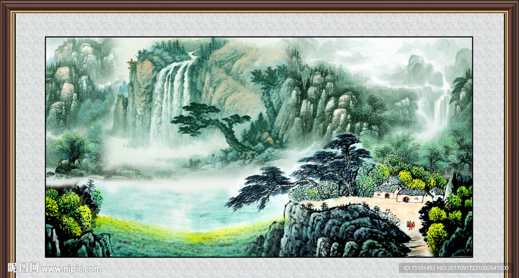 山水国画