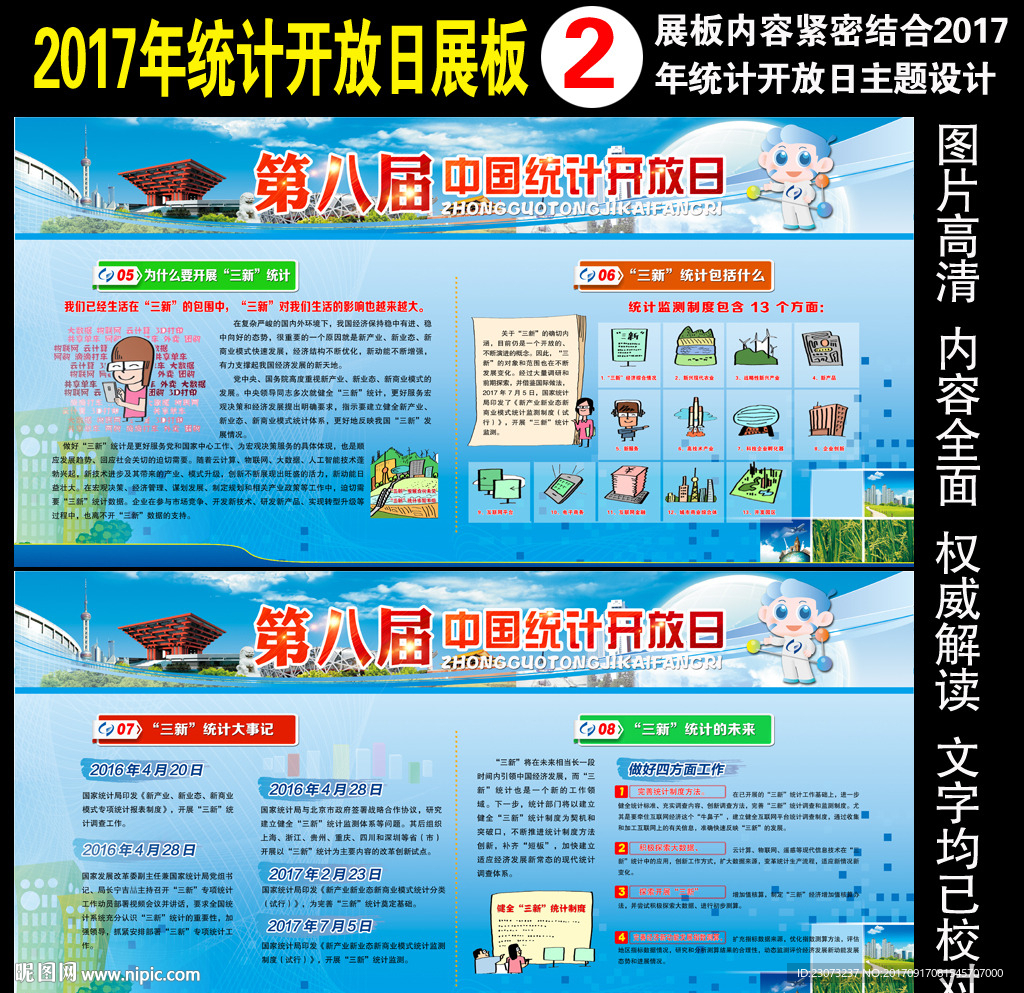 2017年中国统计开放日展板