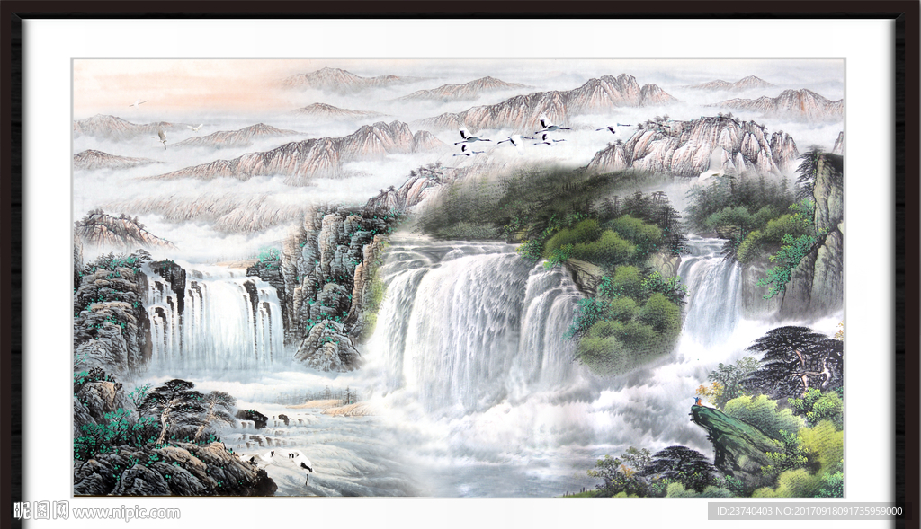 山水国画