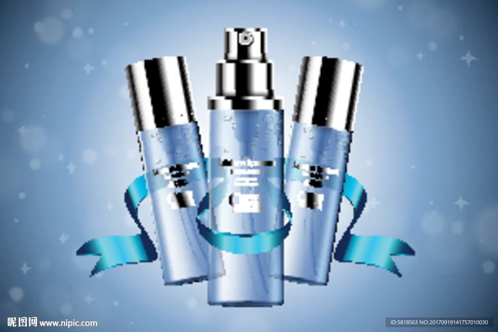 精华液海报矢量