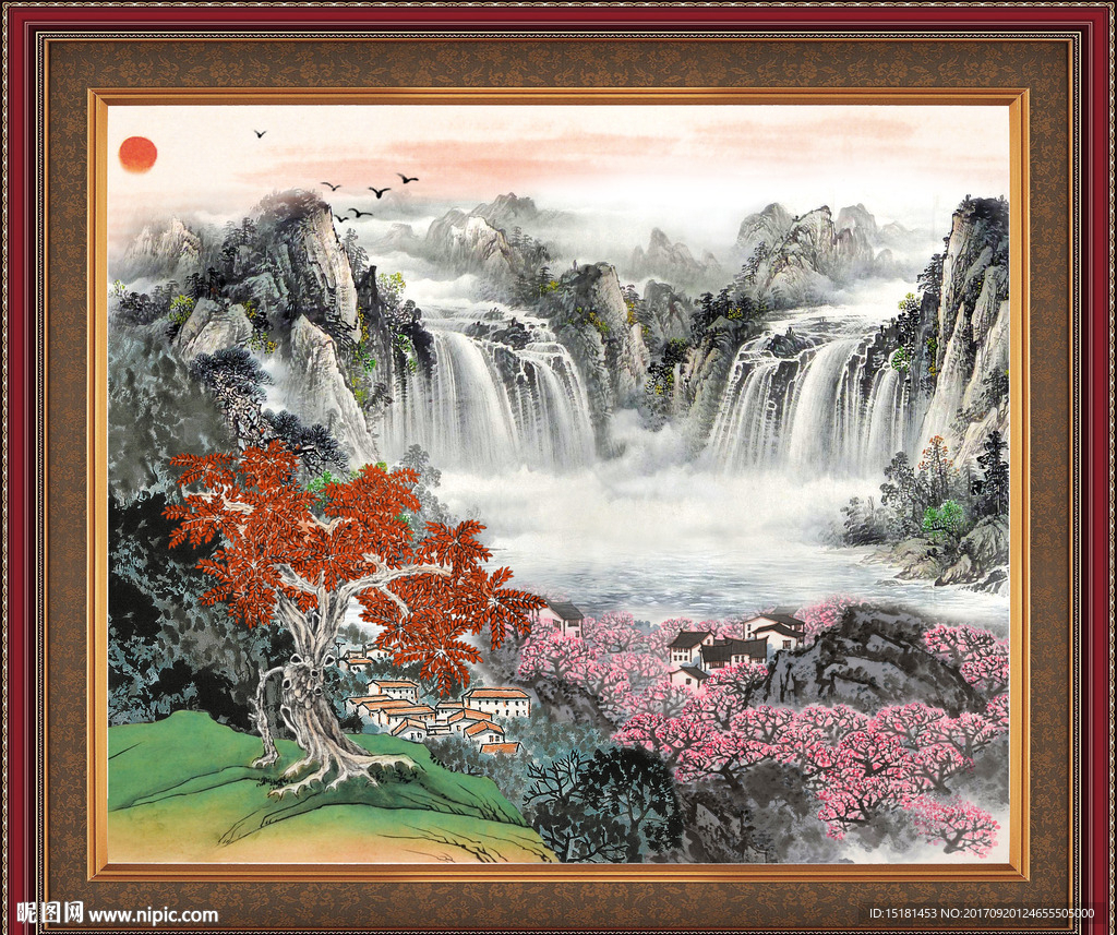 国画山水