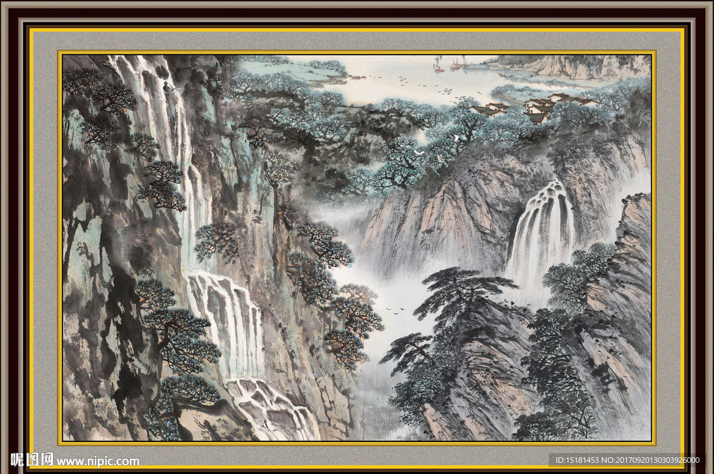 国画山水