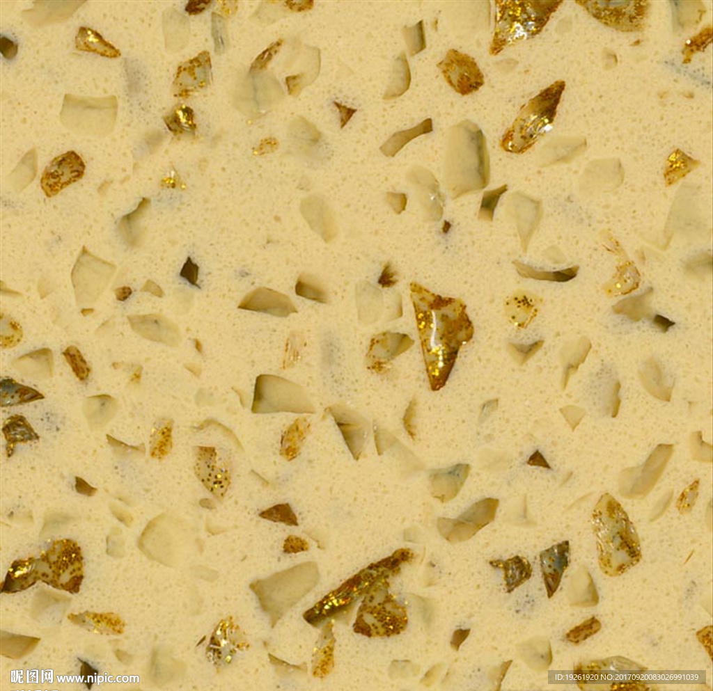 石英石 黄金-通道分色