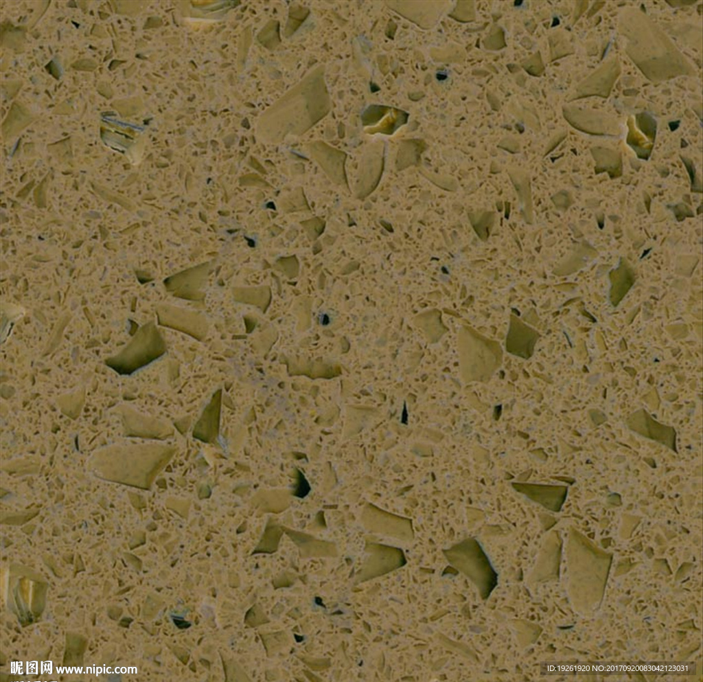 石英石 暗土黄-通道分色