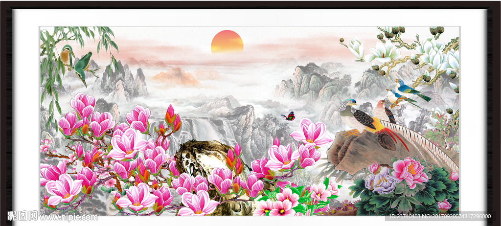 工笔花鸟图