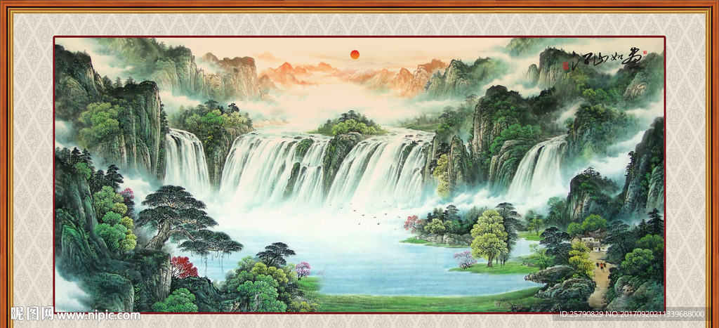 国画山水