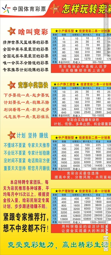 中国体育竞彩玩法说明