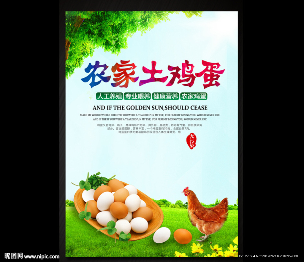 农家土鸡蛋