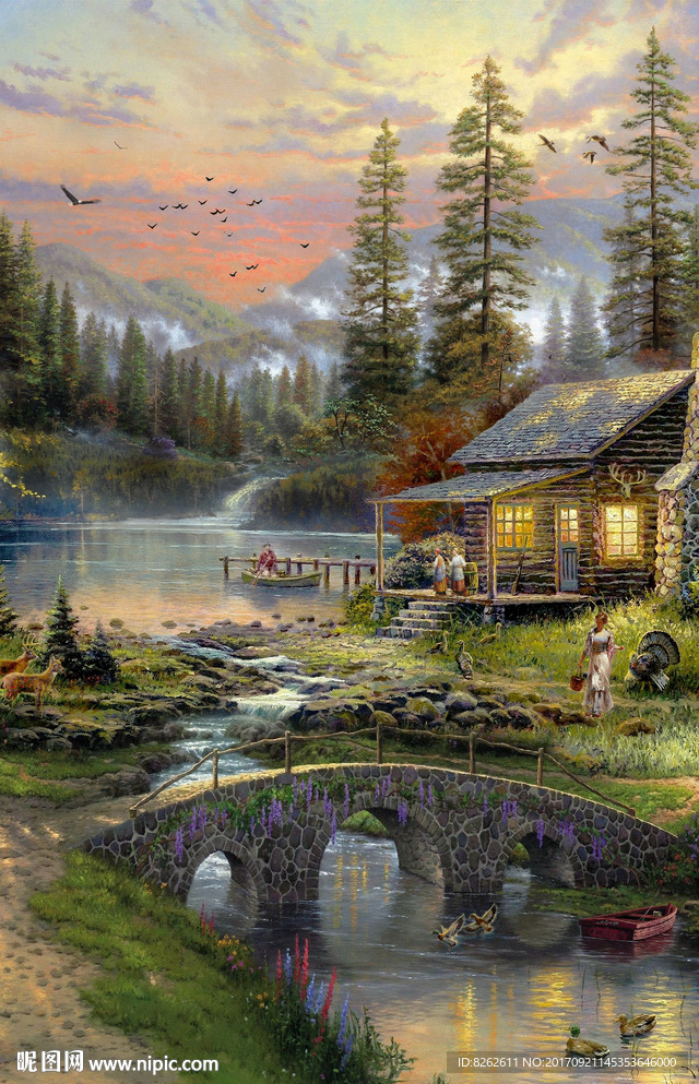油画风景