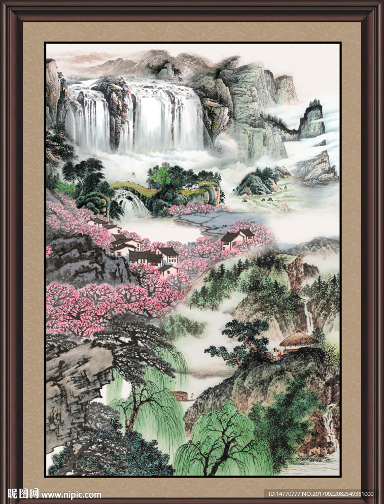 国画山水画