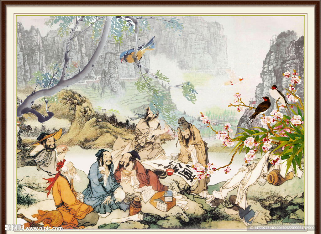 八仙图
