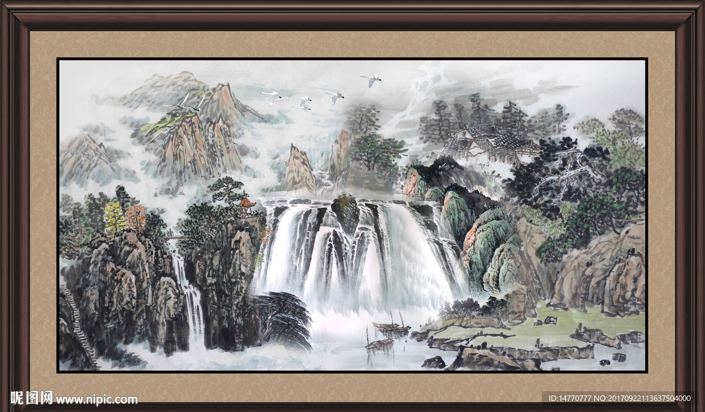 山水国画