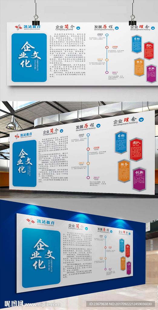 企业简介展板  企业文化展板