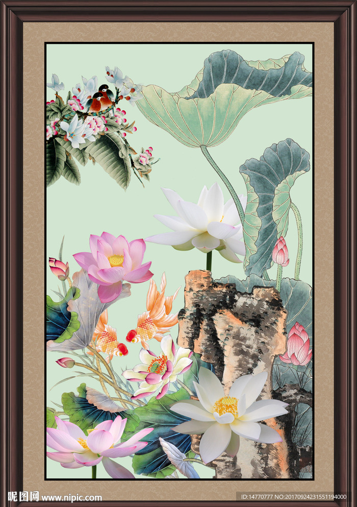 荷花图
