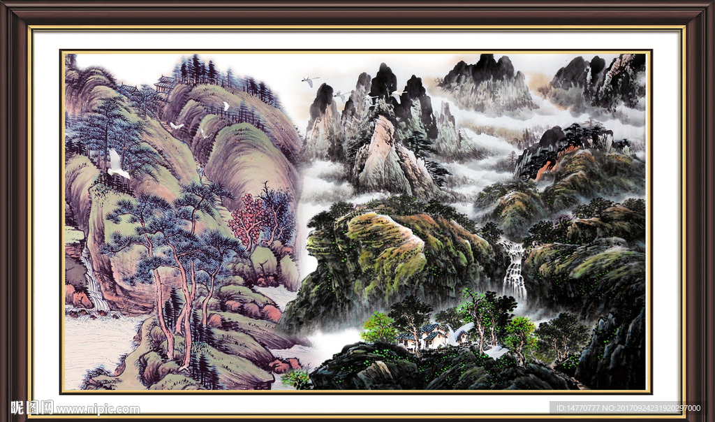 国画山水