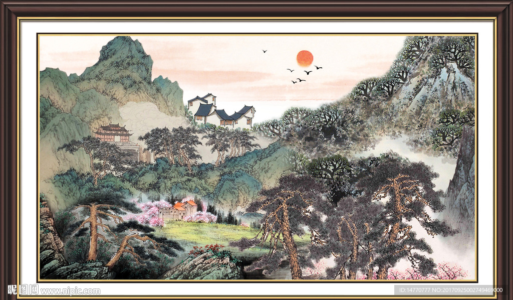 国画风景