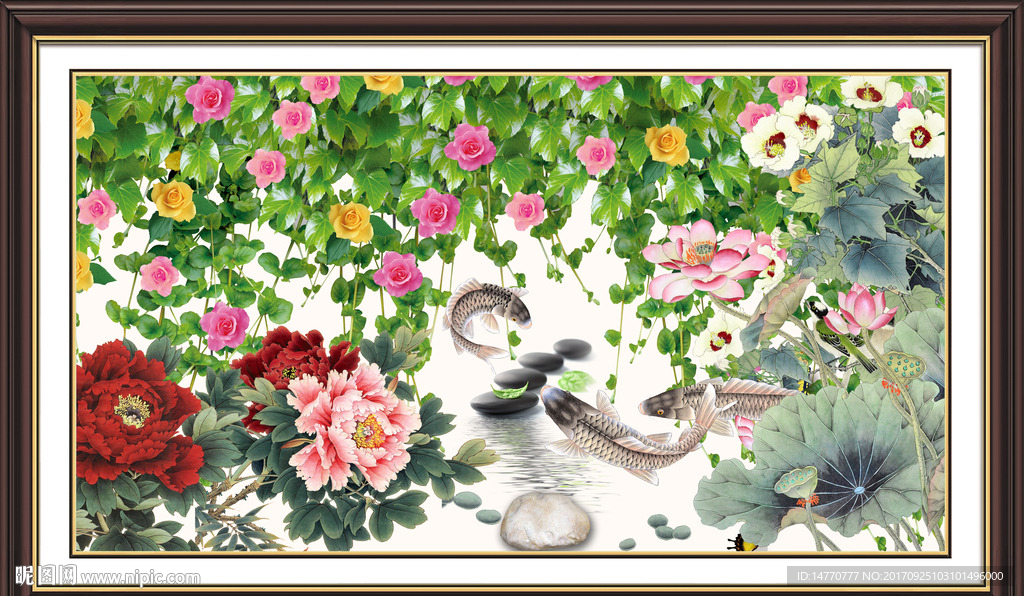 荷花图