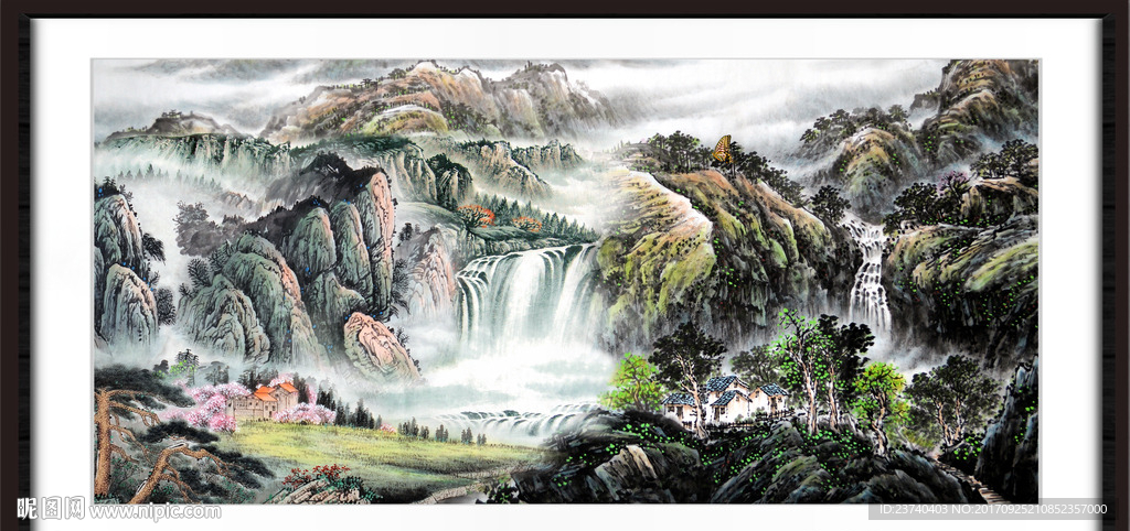 山水国画