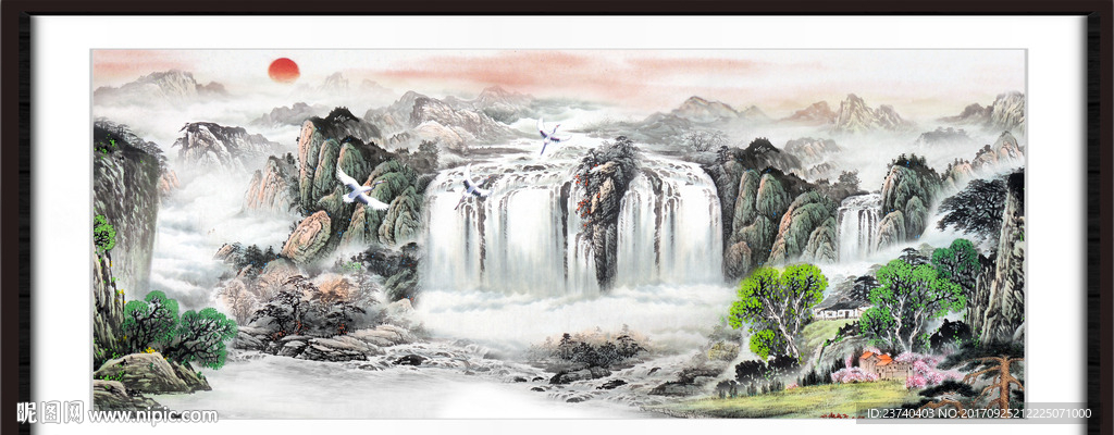 山水国画