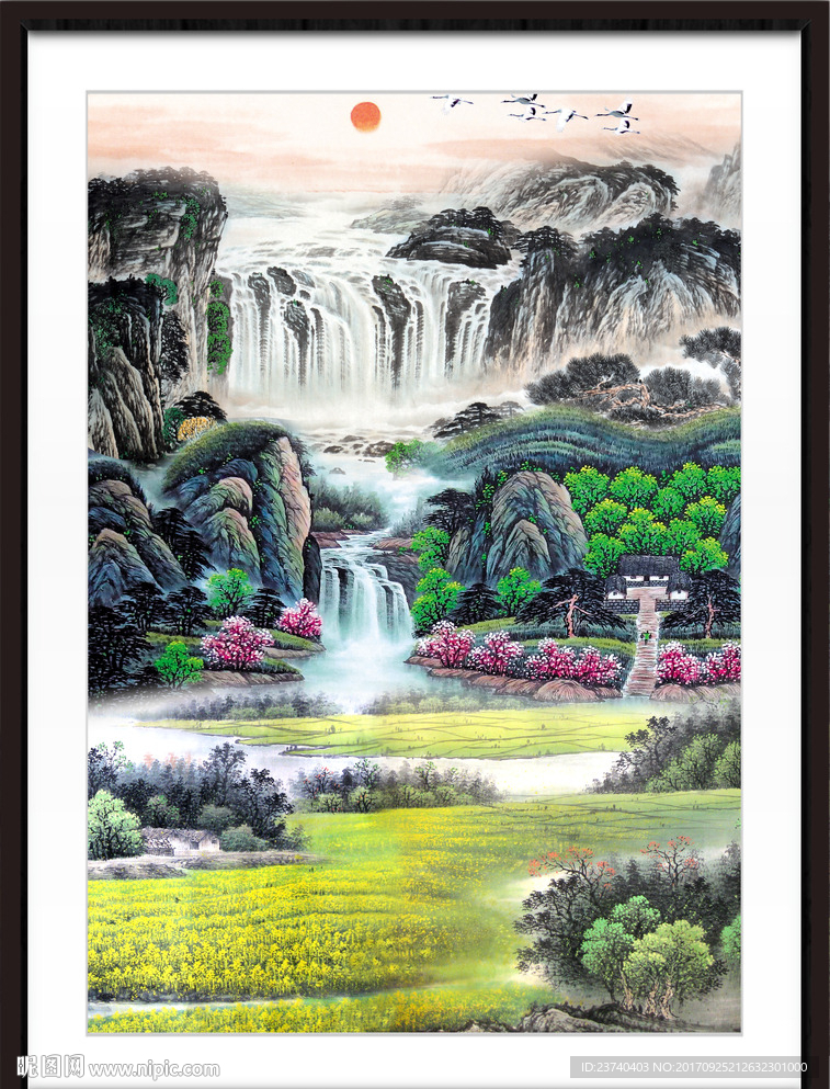 山水国画