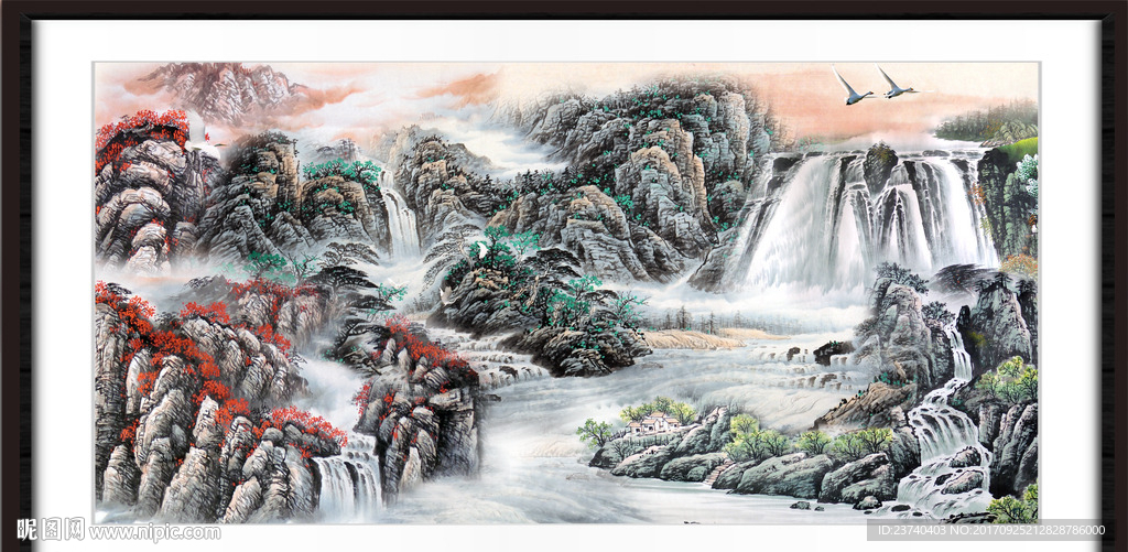 山水国画