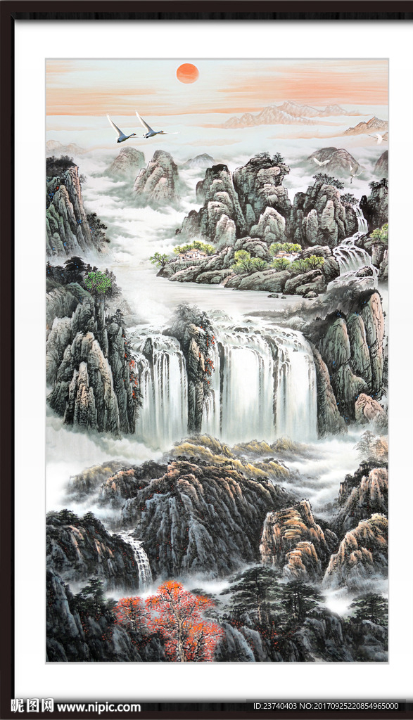 山水国画