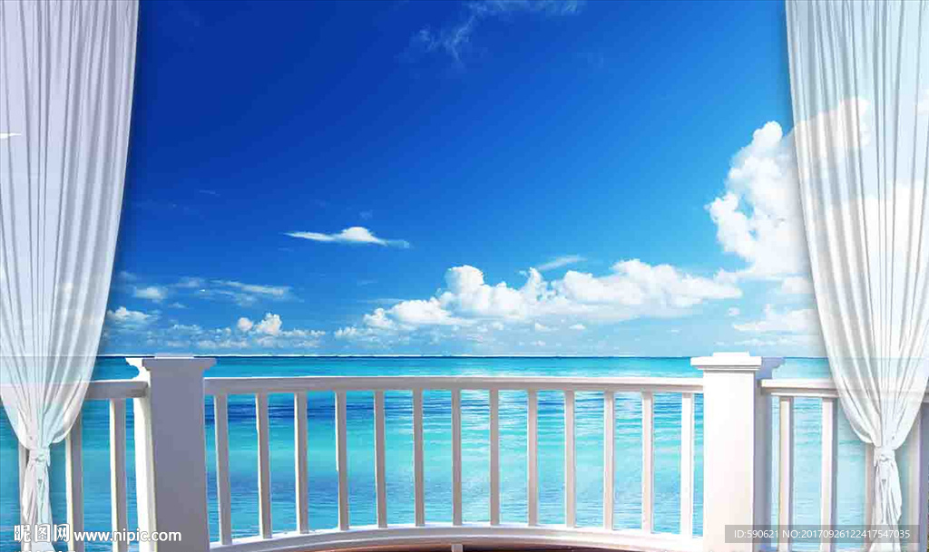 3D海洋背景墙