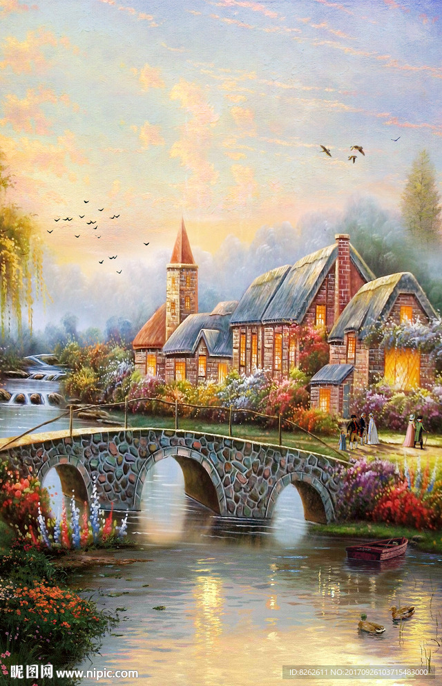 油画风景