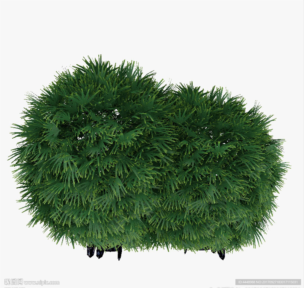 绿草丛模型