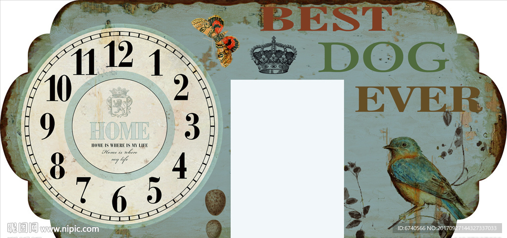 钟面纸 欧美风格 工艺品贴纸