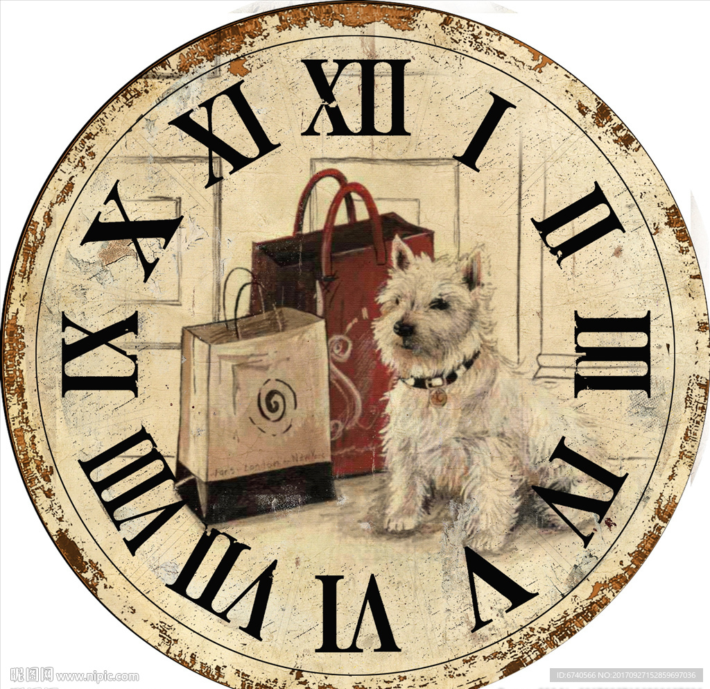 钟面纸 欧美风格 工艺品贴纸