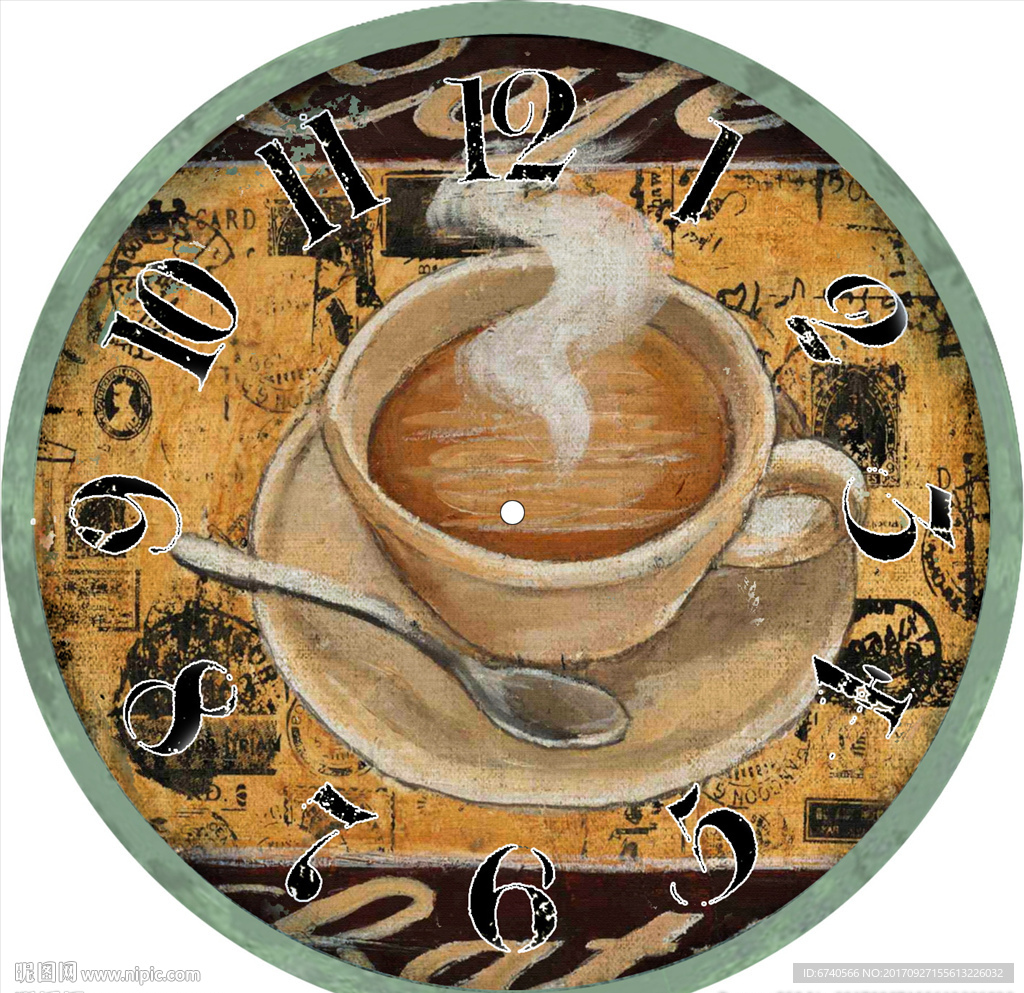 钟面纸 欧美风格 工艺品贴纸