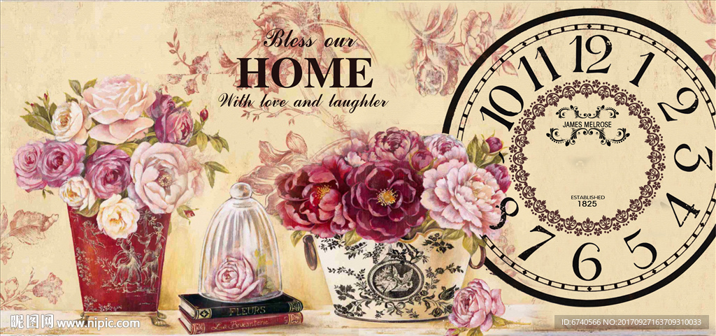 钟面纸 欧美风格 工艺品贴纸