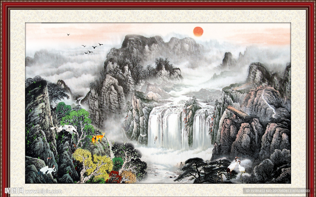 山水国画