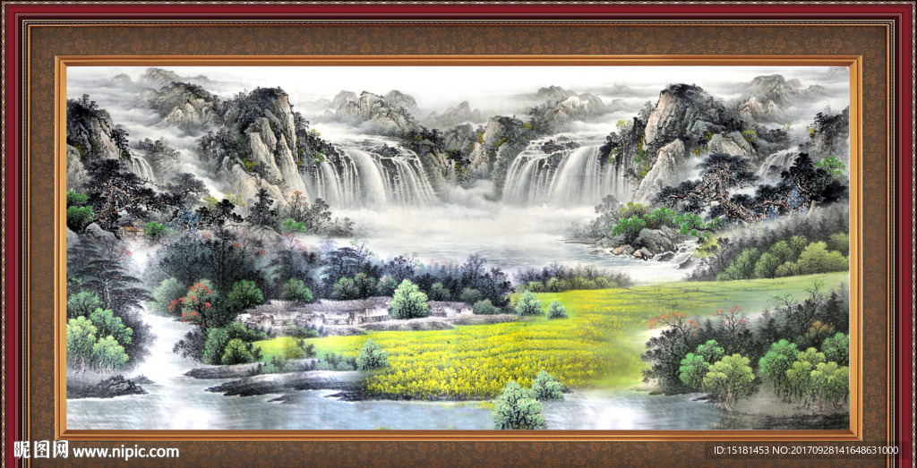 山水国画