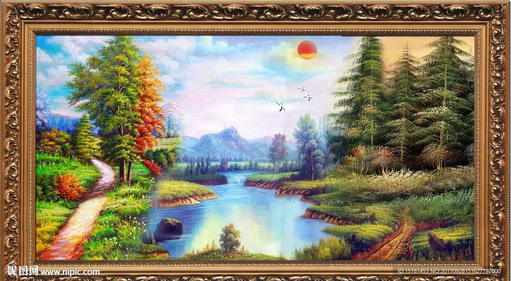 油画风景