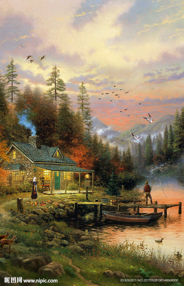 油画风景