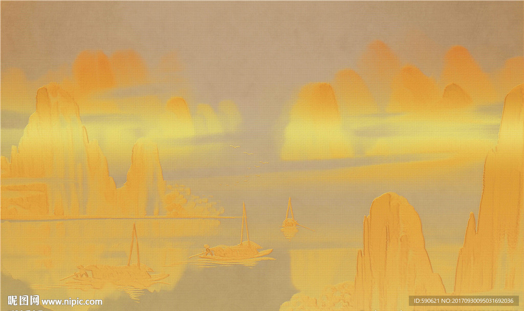 新中式中国风背景墙