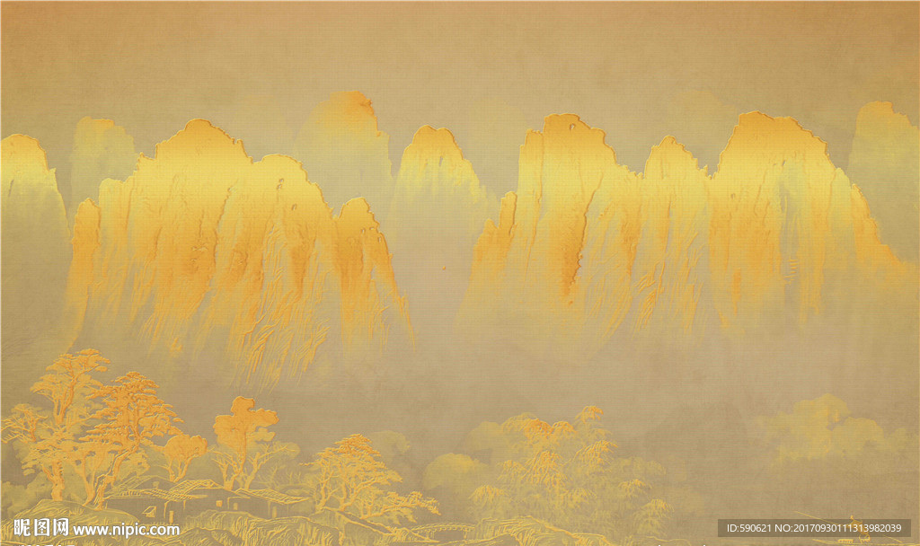 新中式中国风背景墙