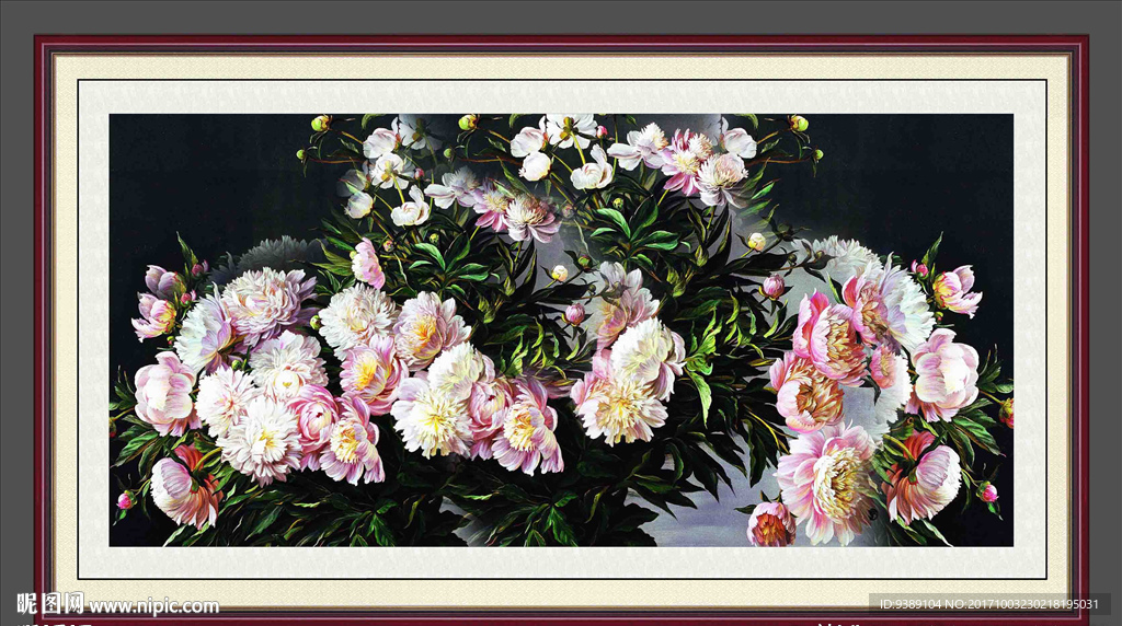 花卉油画