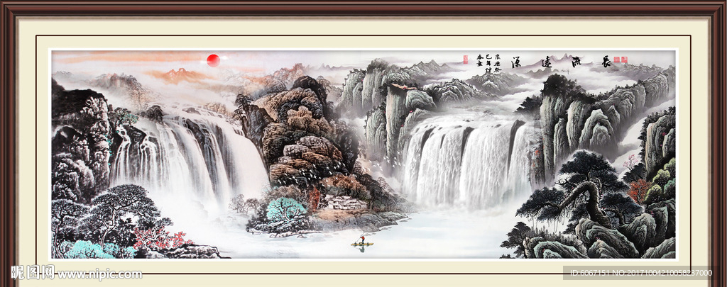 山水风景画