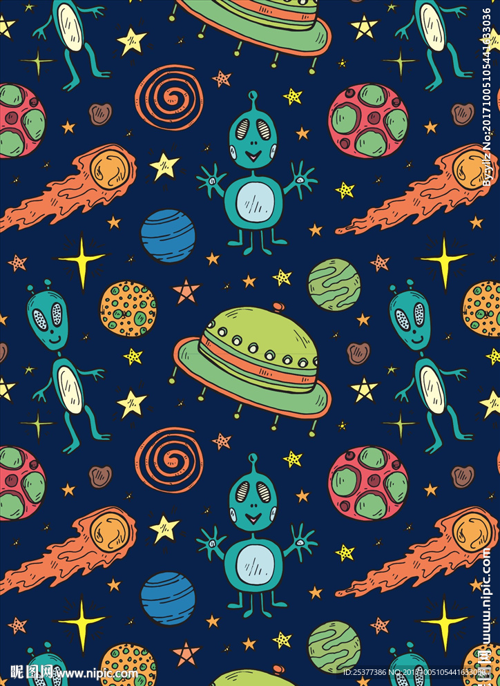 太空图案
