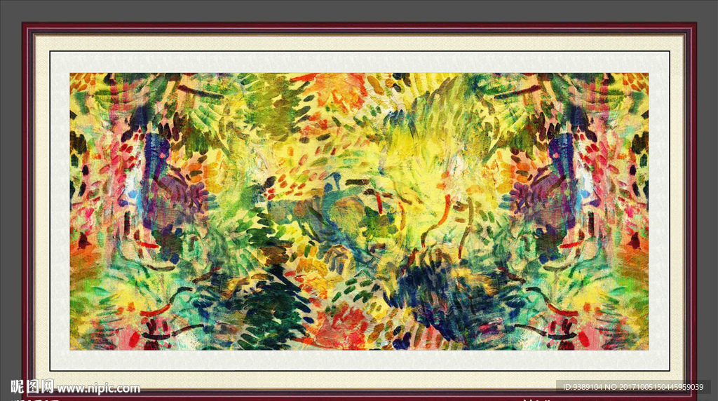抽象油画