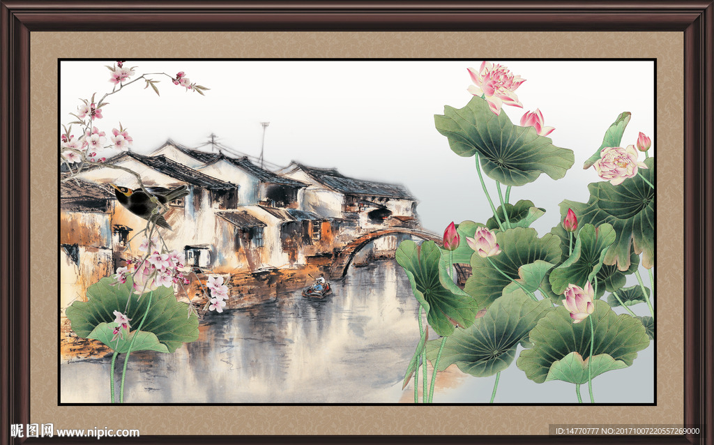 荷花江南