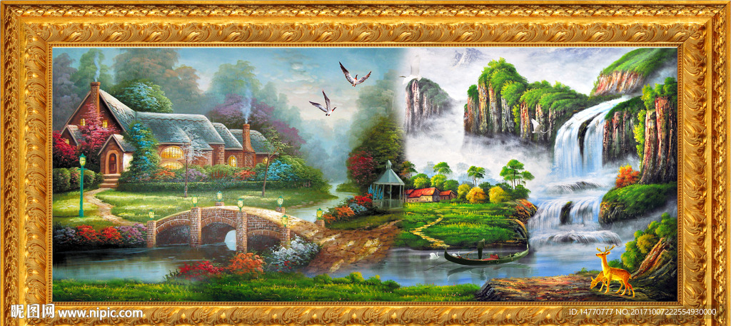 油画风景