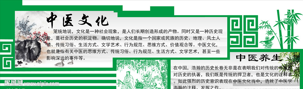 中医文化宣传栏