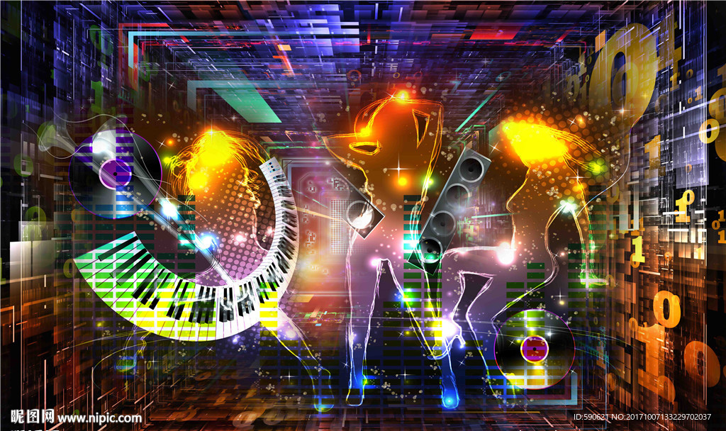 时尚酒吧背景墙